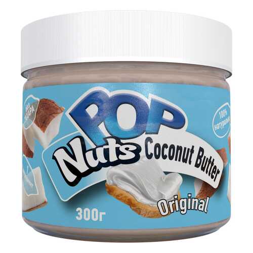 Кокосовая паста POP Nuts Coconut Butter Original Натуральная, 300 г в Лукойл