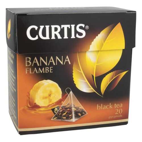 Чай черный Curtis banana flambe 20 пакетиков в Лукойл