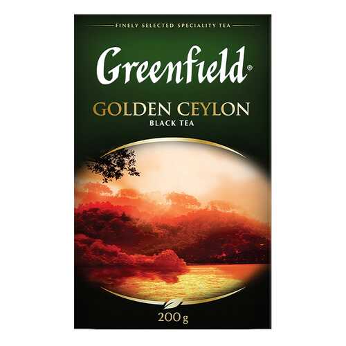 Чай черный листовой Greenfield Golden Ceylon 200 г в Лукойл