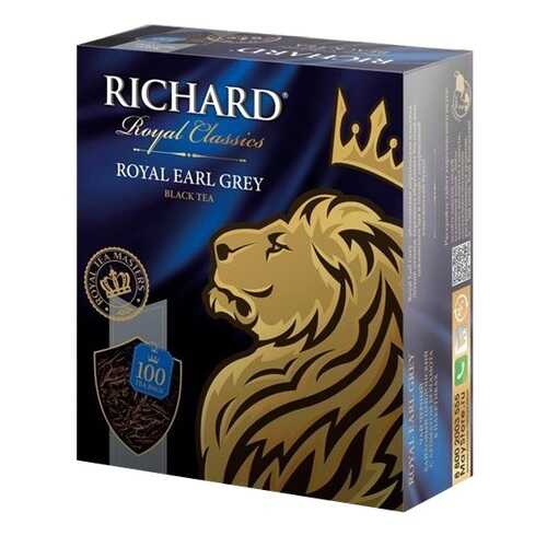 Чай черный Richard royal earl grey 100 пакетиков в Лукойл