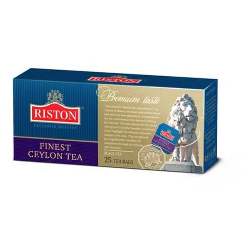 Чай черный Riston finest ceylon tea 25 пакетиков в Лукойл