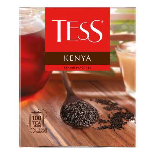 Чай черный Tess Kenya 100 пакетиков в Лукойл