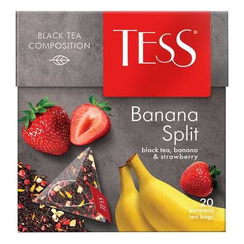 Чай черный в пирамидках Tess Banana Split 20 пакетиков в Лукойл