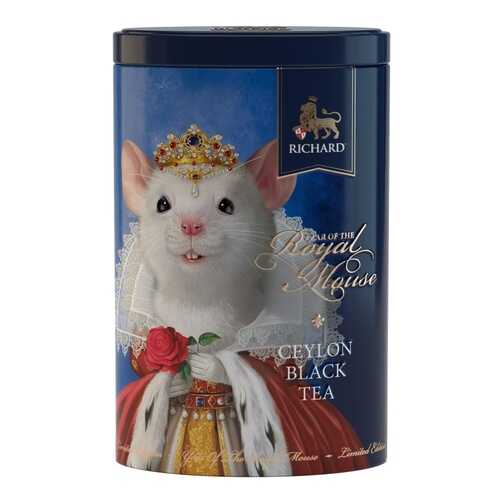 Чай Richard Year of the royal mouse черный листовой 80 г в Лукойл