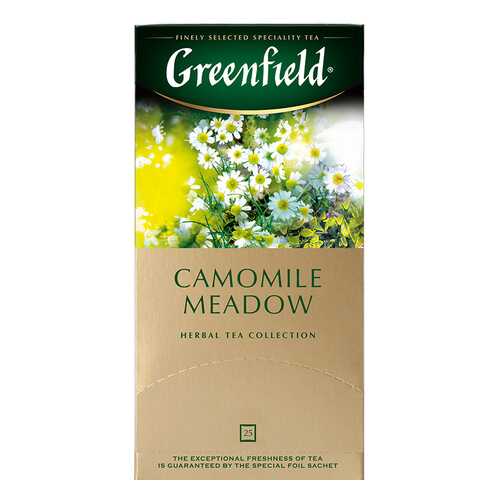 Чай травяной Greenfield Camomile Medow 25 пакетиков в Лукойл