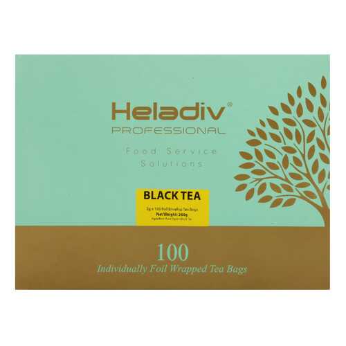 Чай в пакетиках Heladiv professional line black 100 пакетов в саше в Лукойл