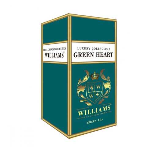 Чай Williams Green Heart зеленый 125 г в Лукойл