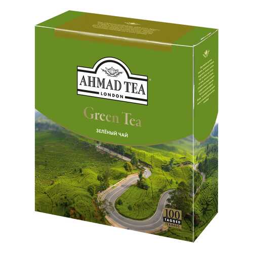 Чай зеленый Ahmad Tea 100 пакетиков в Лукойл