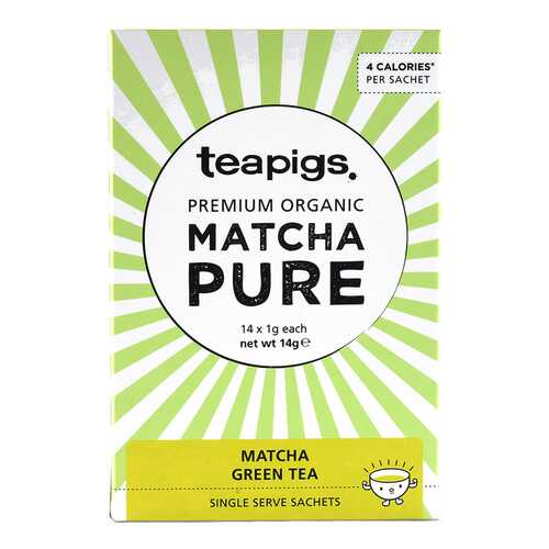 Чай зеленый Teapigs матча organic 14*1 г в Лукойл