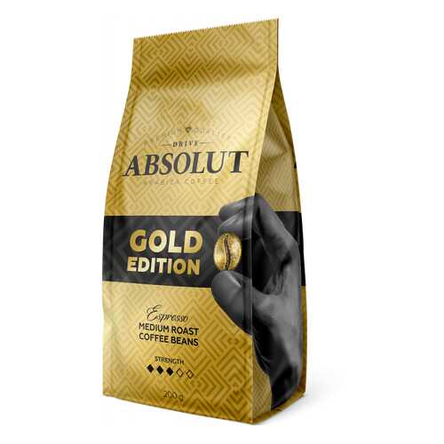 Кофе Absolut Drive Gold Edition в зернах 200 г в Лукойл