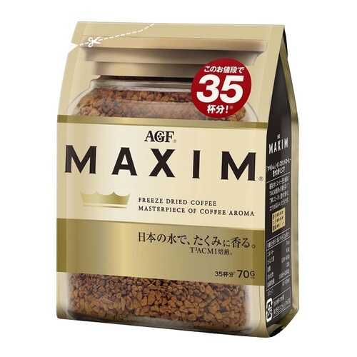 Кофе AGF Maxim растворимый gold blend 70 г в Лукойл