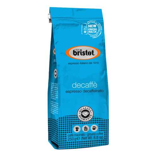 Кофе Bristot Decaffeinato молотый 250 г в Лукойл