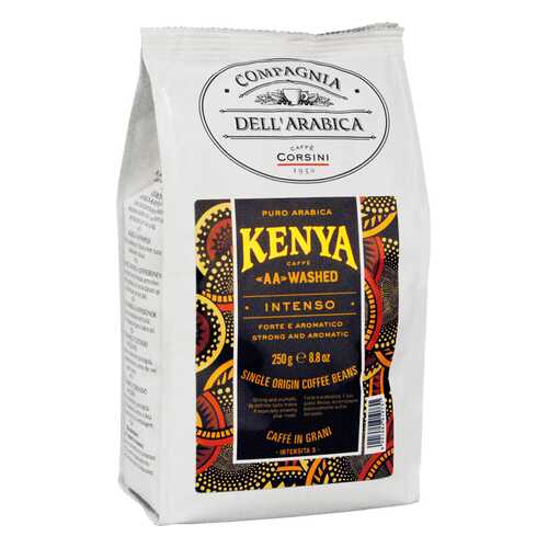 Кофе Compagnia DellArabica Kenya AA Washed в зёрнах 250 г в Лукойл