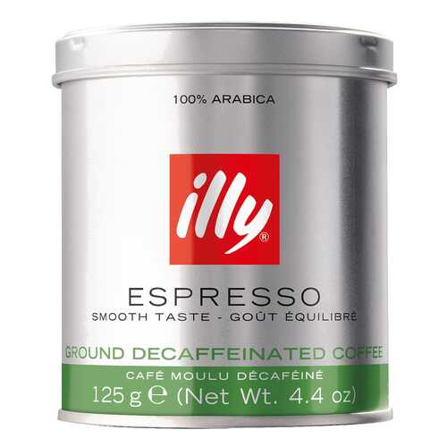 Кофе молотый ILLY caffe декофеиновый 125 г в Лукойл