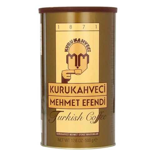 Кофе молотый Kurukahveci Mehmet Efendi жестяная банка 500 г в Лукойл