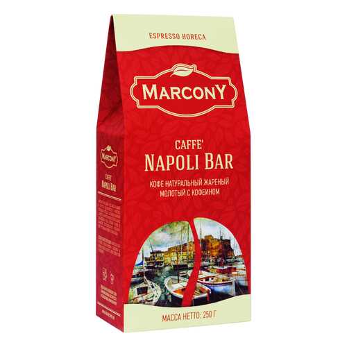 Кофе молотый Marcony Napoli Bar 250 г в Лукойл