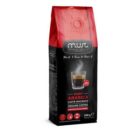 Кофе молотый Must pure arabica 250 г в Лукойл