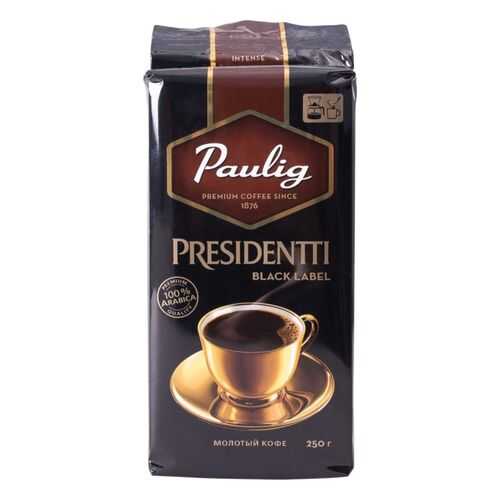 Кофе молотый Paulig presidentti black label 250 г в Лукойл