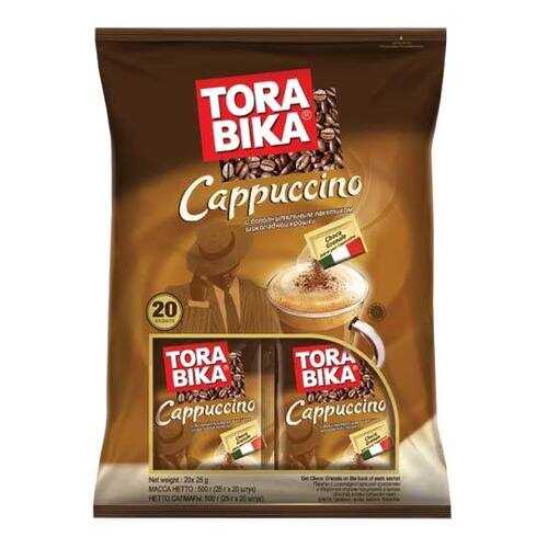 Кофе растворимый Tora bika Cappuccino 3 в 1 с шоколадной крошкой 20 шт 25 г в Лукойл