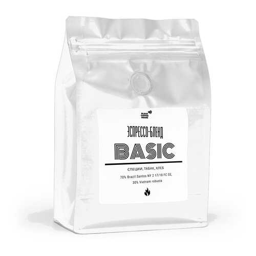 Кофе в зернах Black coffee beans Basic, 250 г в Лукойл