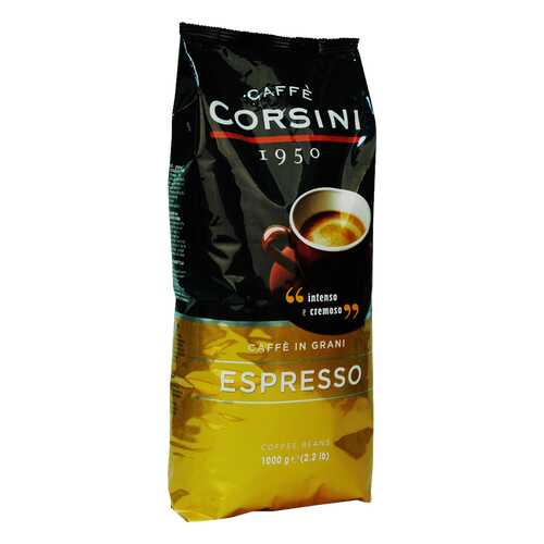 Кофе в зернах Caffe corsini espresso intenso cremoso 1 кг в Лукойл