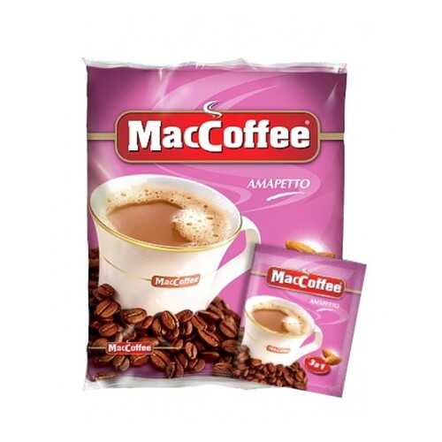 Кофейный напиток растворимый MacCoffee амаретто 3в1 25 г 18 штук в Лукойл