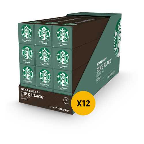 STARBUCKS Pike Place Roast кофе молотый в капсулах для системы Nespresso, 12 шт в Лукойл