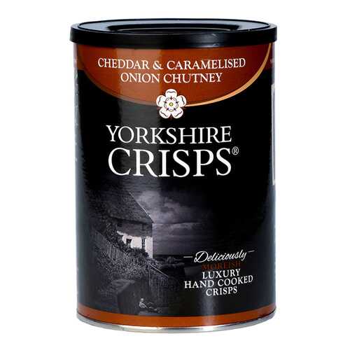 Чипсы картофельные Yorkshire Crisps с сыром чеддер и карамелизированным луком 100 г в Лукойл