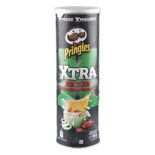 Картофельные чипсы Pringles хtra со вкусом сметаны и лука 150 г в Лукойл