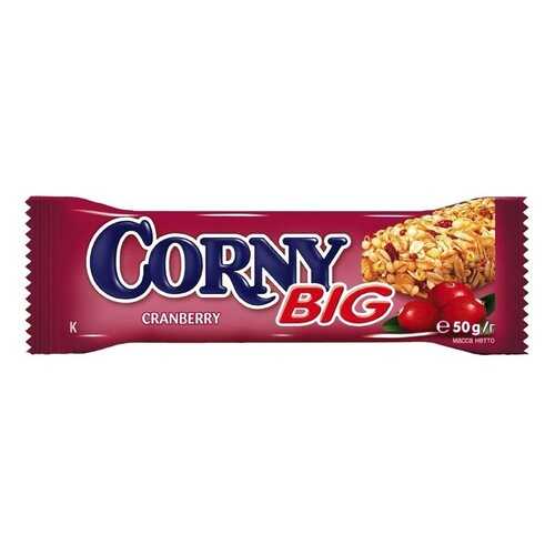 Corny BIG батончик злаковый с клюквой 24 штуки по 50г в Лукойл