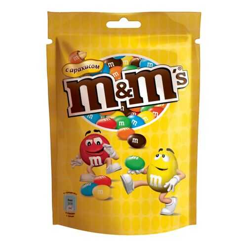 Драже M&Ms с арахисом и молочным шоколадом 130 г в Лукойл