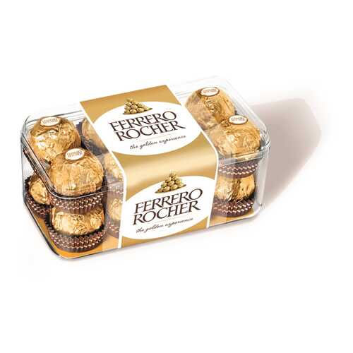 Конфеты Ferrero Rocher хрустящие с лесным орехом 200 г в Лукойл