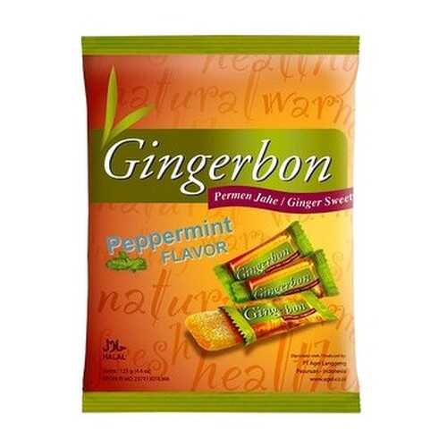 Конфеты имбирные GingerBon с мятой, жевательные 125 г в Лукойл