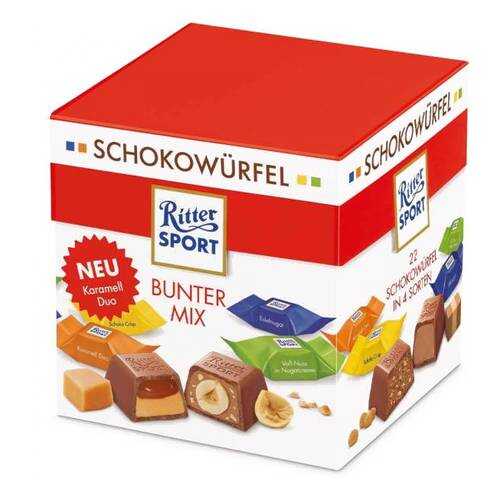 Набор конфет Ritter Sport Schokowurfel Микс 176г в Лукойл