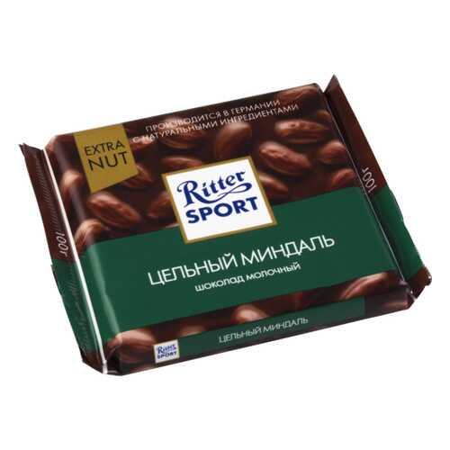 Шоколад молочный Ritter Sport extra nut цельный миндаль 100 г в Лукойл