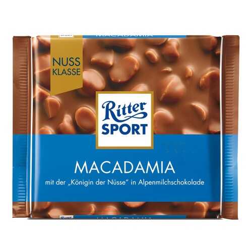 Шоколад Ritter Sport макадамия молочный с обжаренным орехом макадамии 100 г в Лукойл