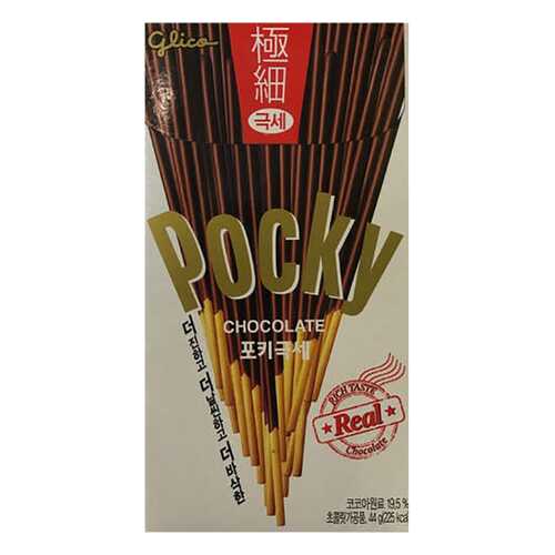 Печенье Pocky палочки супер тонкие шоколад 75 г в Лукойл