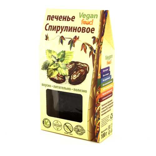 Печенье Vegan-food спирулиновое 100 г в Лукойл