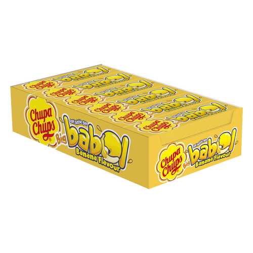 Жевательная резинка Chupa Chups big babol банан 21 г в Лукойл