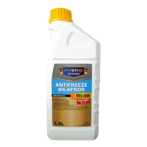 Антифриз AVENO ANTIFREEZE BS-AFNOR Желтый Концентрат 1.5л 1.81кг в Лукойл