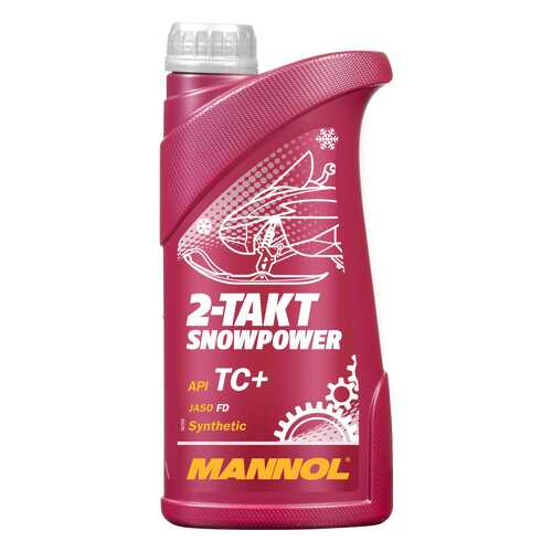 7201 MANNOL 2-TAKT SNOWPOWER 1 л. Синтетическое моторное масло для снегоходов (2T) в Лукойл