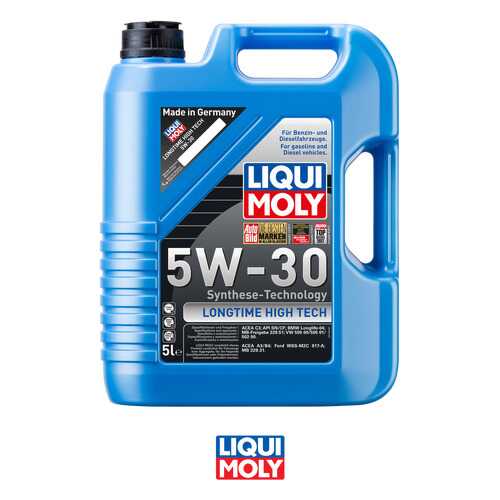 9507 LiquiMoly НС-синт. мот.масло Longtime High Tech 5W-30 CF/SN C3 (5л) в Лукойл