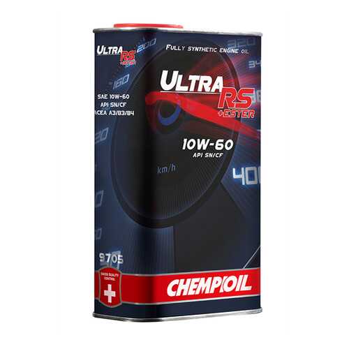 9705 CHEMPIOIL ULTRA RS+ESTER 10W-60 1 л. (metal) синтетическое моторное масло 10W60 в Лукойл