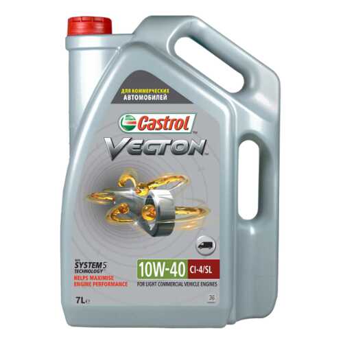 Масло моторное Castrol vecton 10w40 диз 7л 152f02 в Лукойл