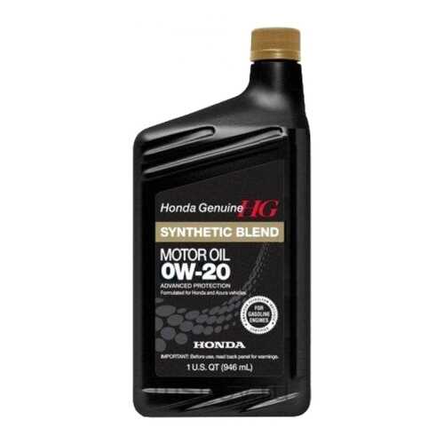 Масло Моторное Синтетическое 946мл - 0w20 Full Synthetic (Sn) HONDA арт. 87989063 в Лукойл