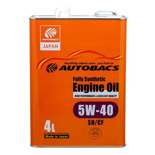 Моторное масло AUTOBACS ENGINE OIL FS 5W40 SN/CF (4л) в Лукойл