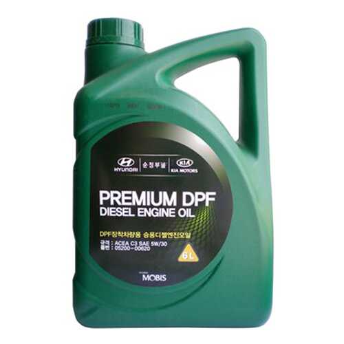 Моторное масло Hyundai Premium DPF Diesel Engine Oil 5W-30 6л в Лукойл