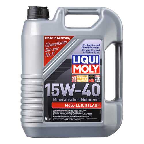 Моторное масло Liqui moly MoS2 Leichtlauf 15W-40 5л в Лукойл