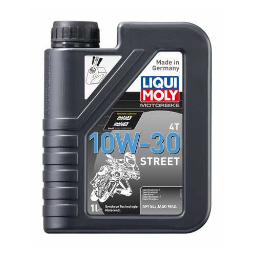 Моторное масло Liqui moly Motorbike 4T Street 10w-30 1л в Лукойл