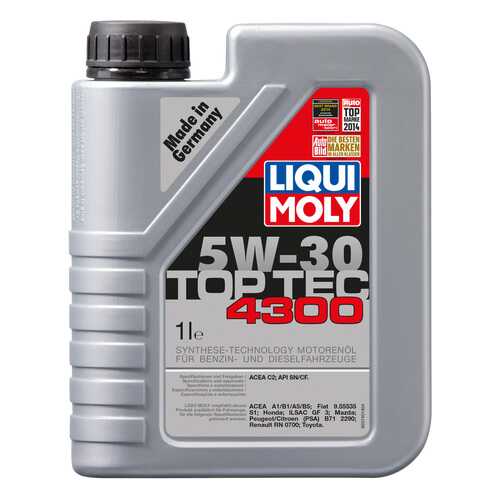 Моторное масло Liqui moly Top Tec 4300 5W-30 1л в Лукойл